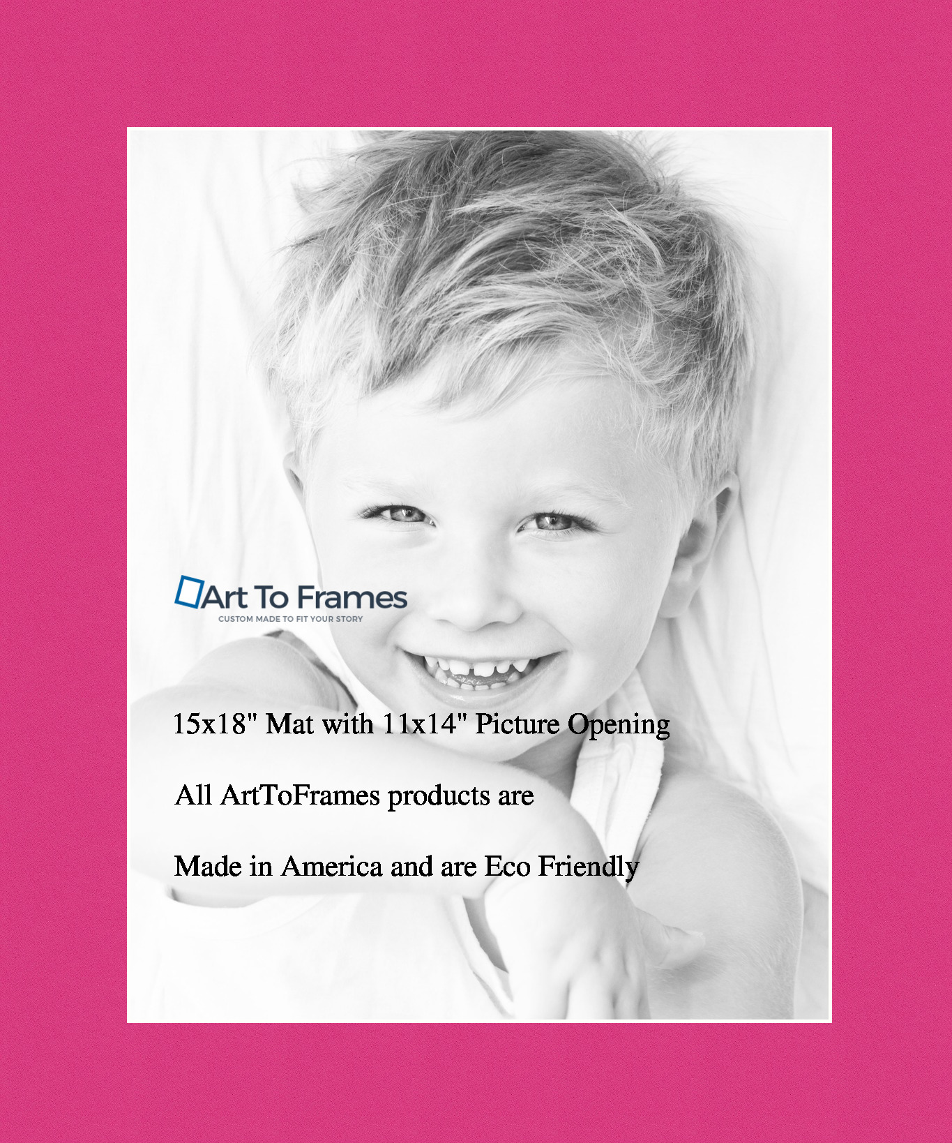 ArtToFrames Custom Pink Tulip Picture Photo Frame Mat Matting Board - Picture 25 of 41