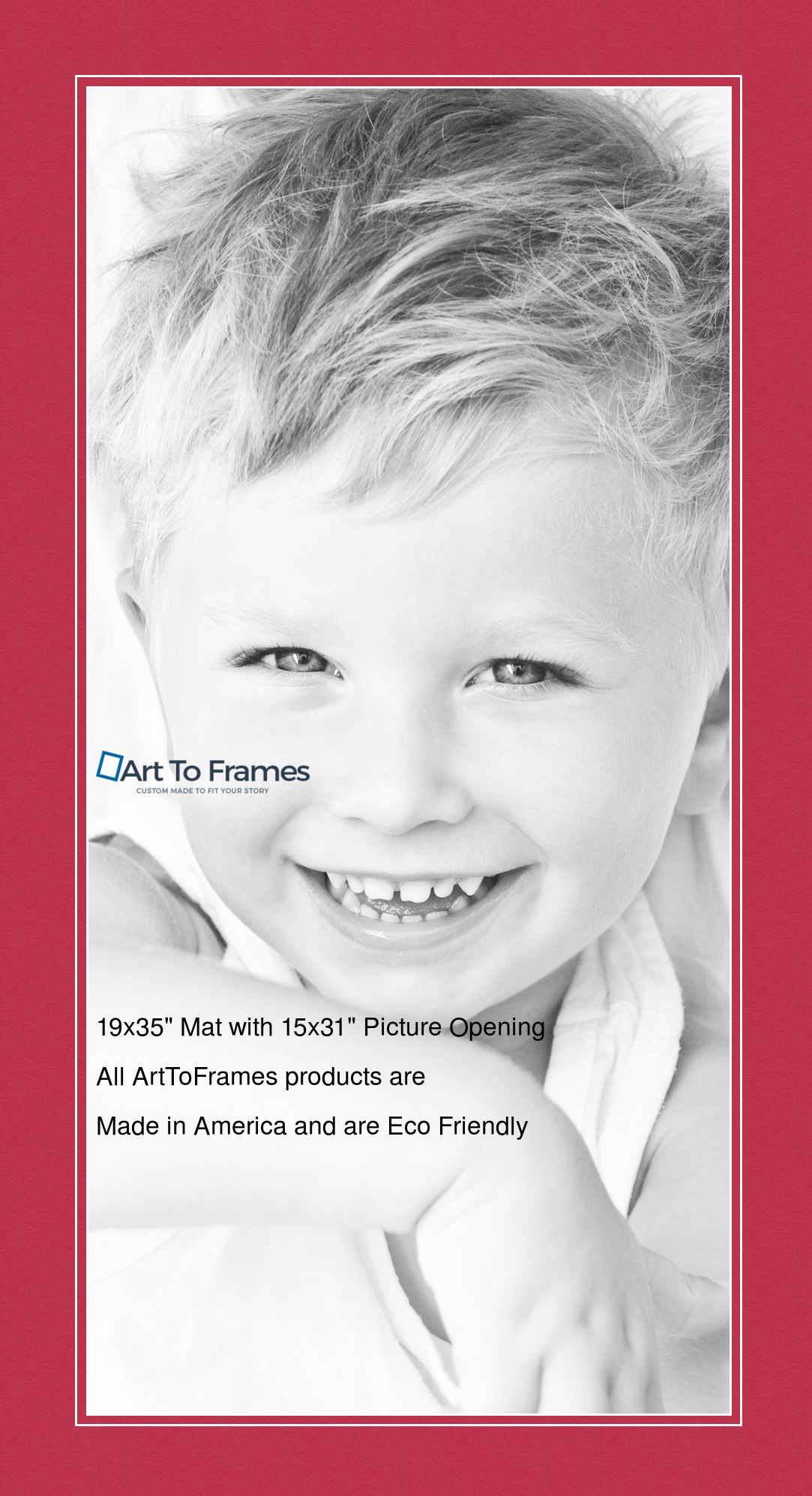 ArtToFrames Custom Red Rouge Picture Photo Frame Mat Matting Board LG - Picture 14 of 150