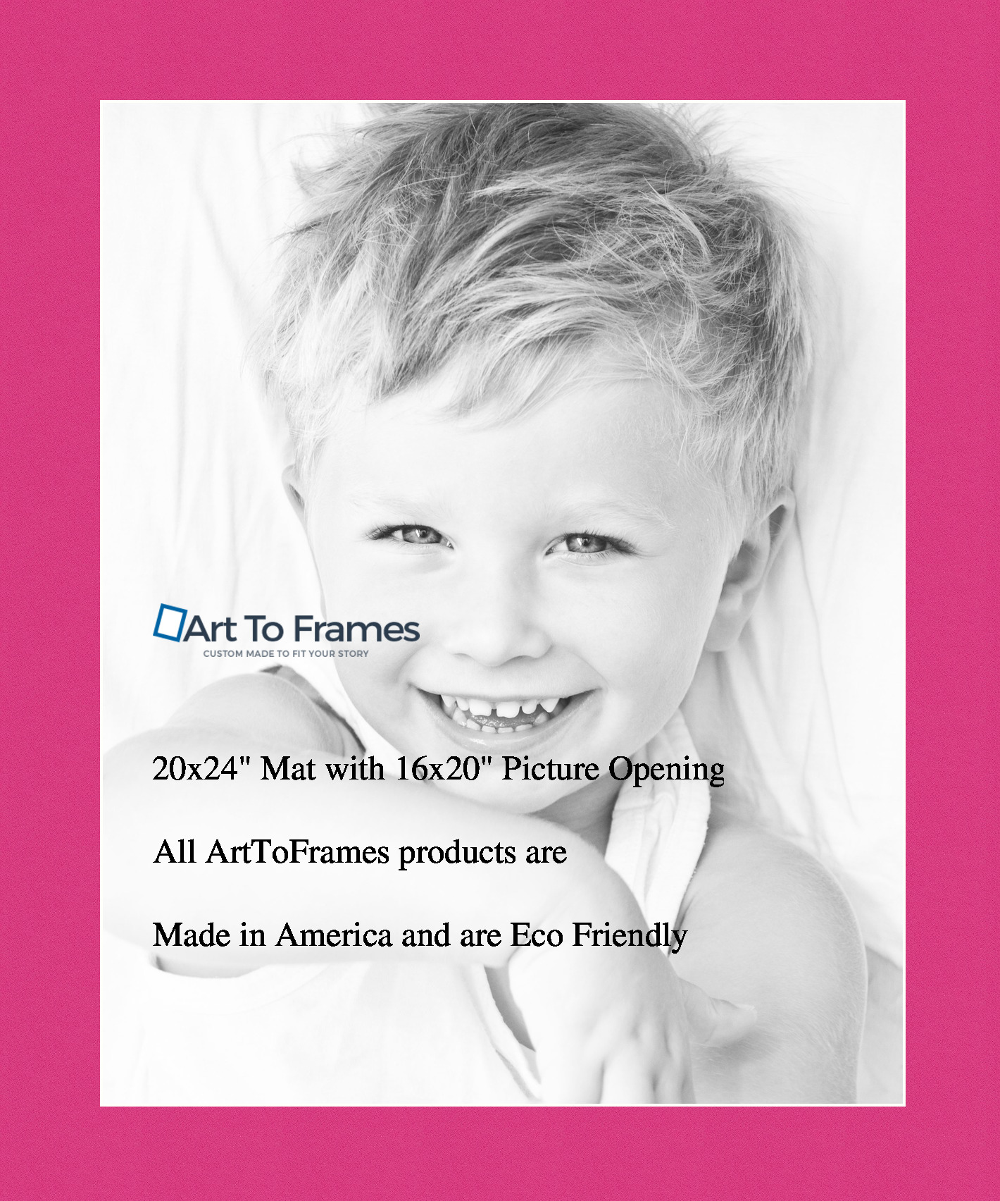 ArtToFrames Custom Pink Tulip Picture Photo Frame Mat Matting Board - Picture 33 of 41