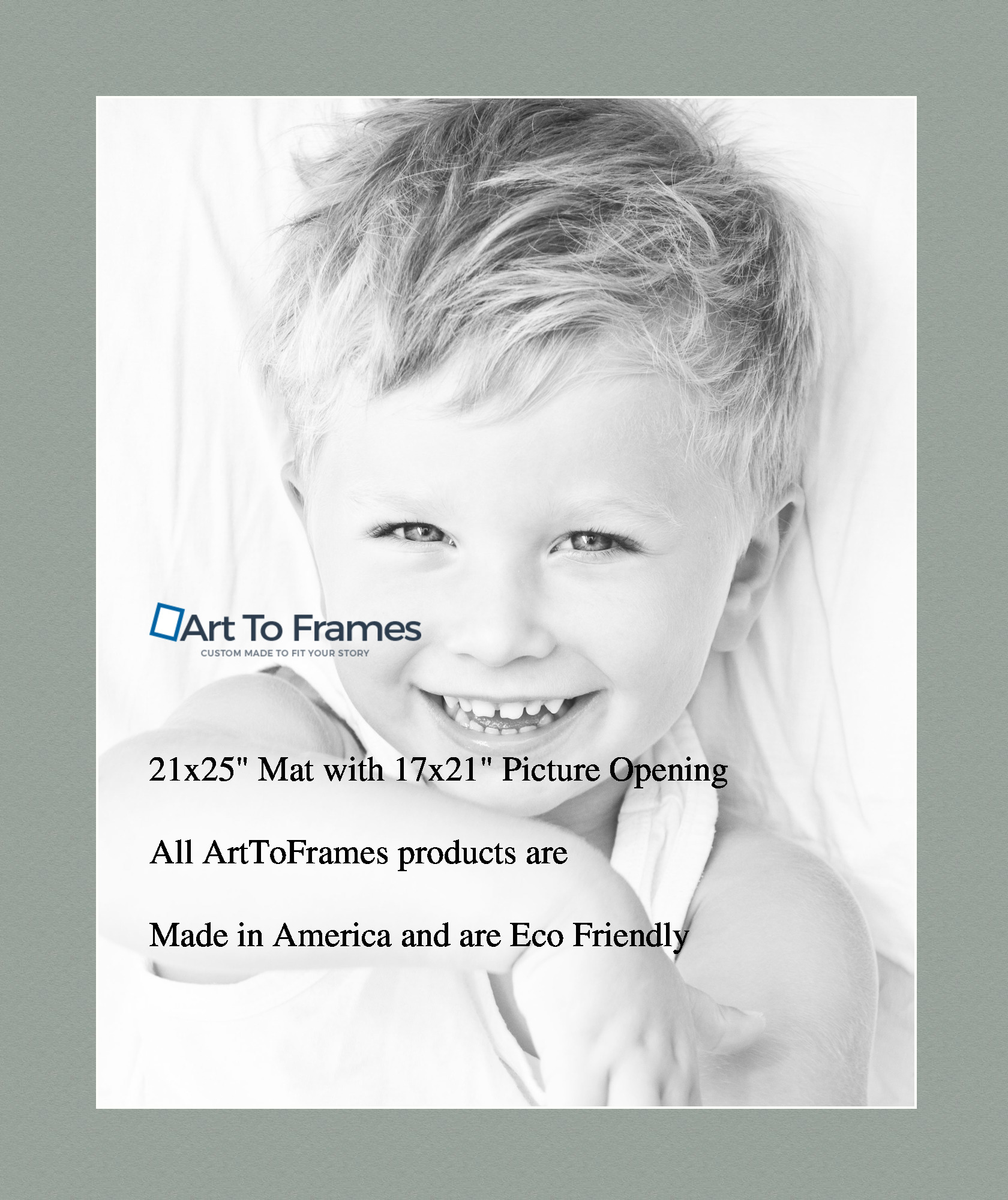 ArtToFrames Custom Green Silverpine Picture Photo Frame Mat Matting Board LG - Picture 47 of 157