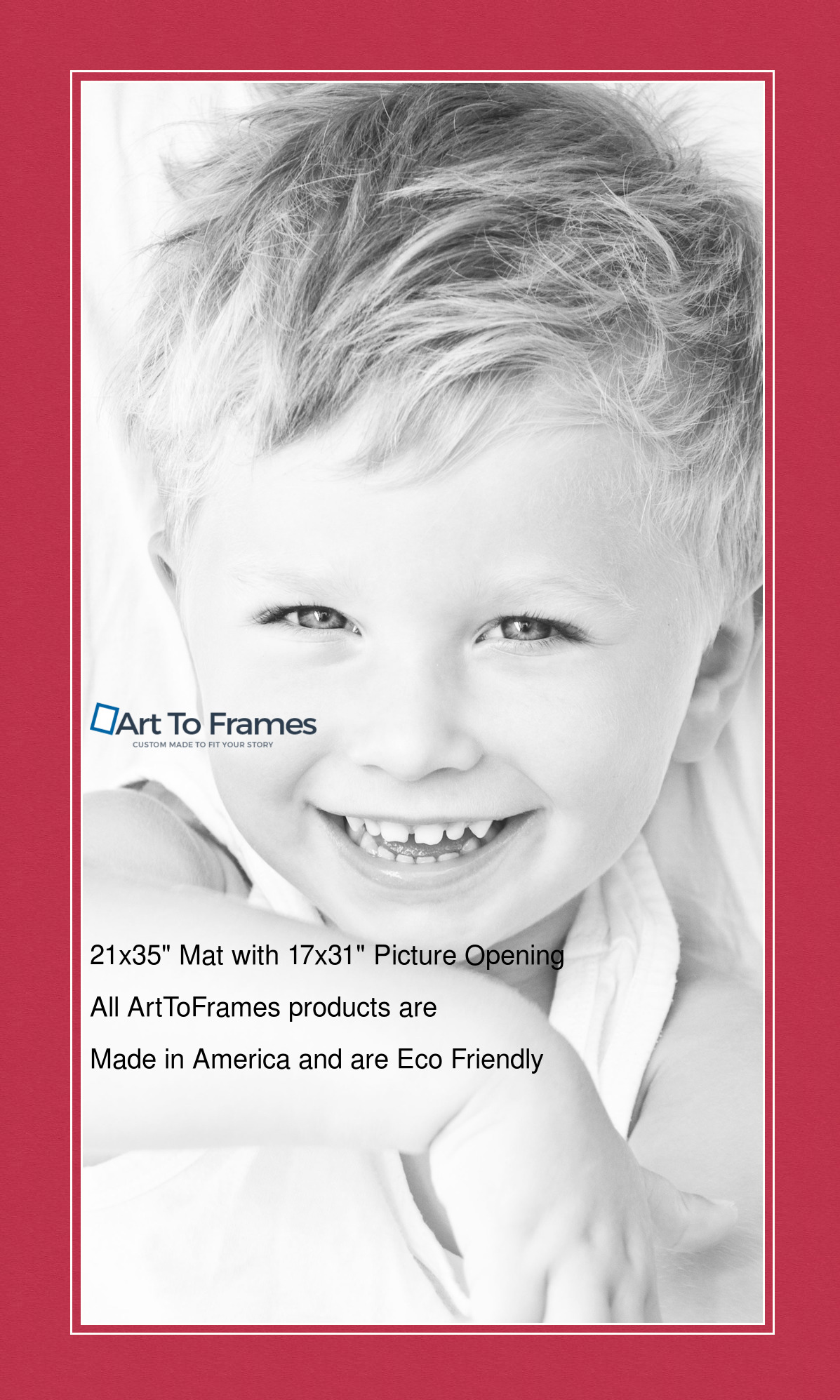 ArtToFrames Custom Red Rouge Picture Photo Frame Mat Matting Board LG - Picture 50 of 150