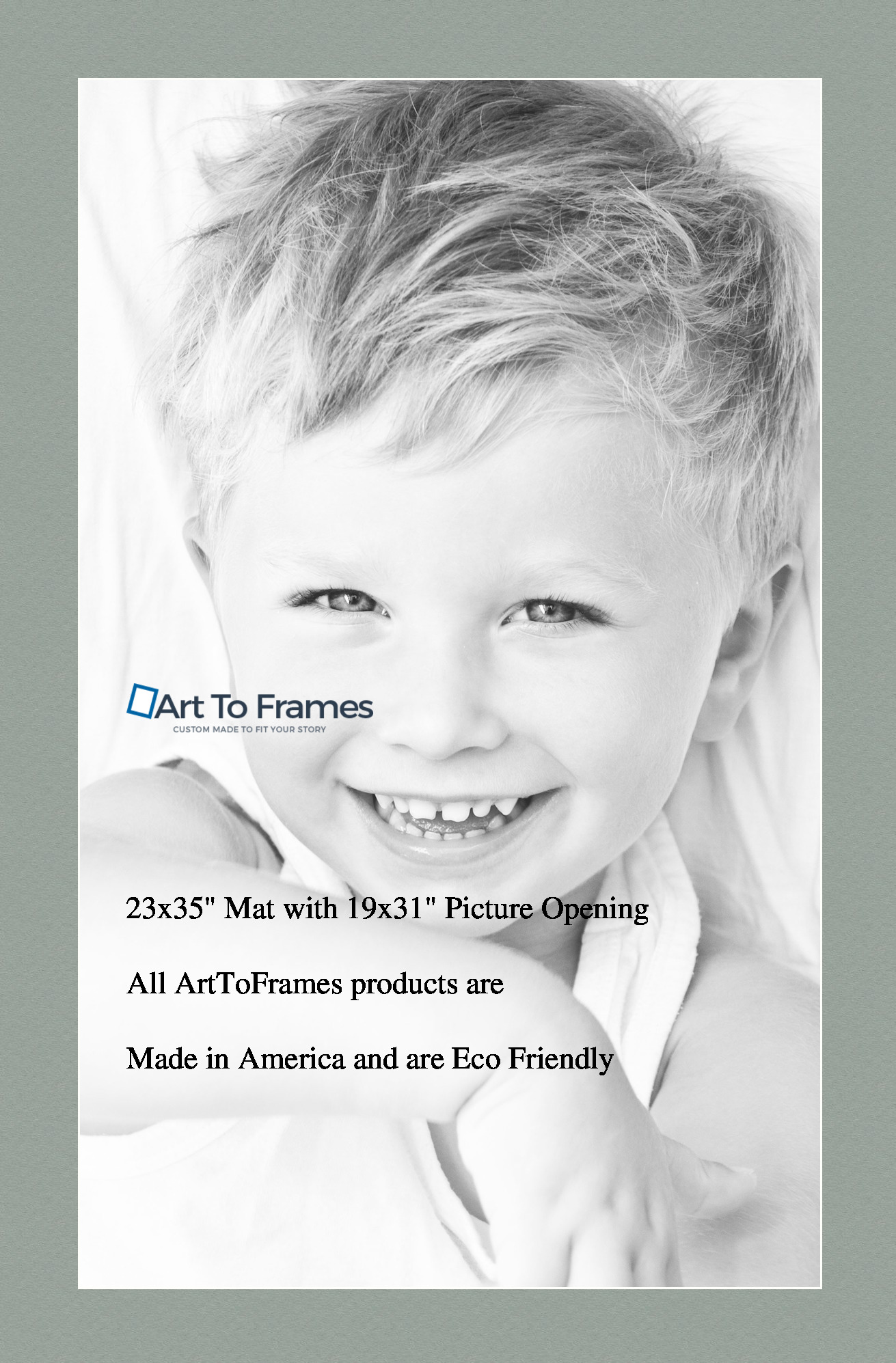 ArtToFrames Custom Green Silverpine Picture Photo Frame Mat Matting Board LG - Picture 90 of 157