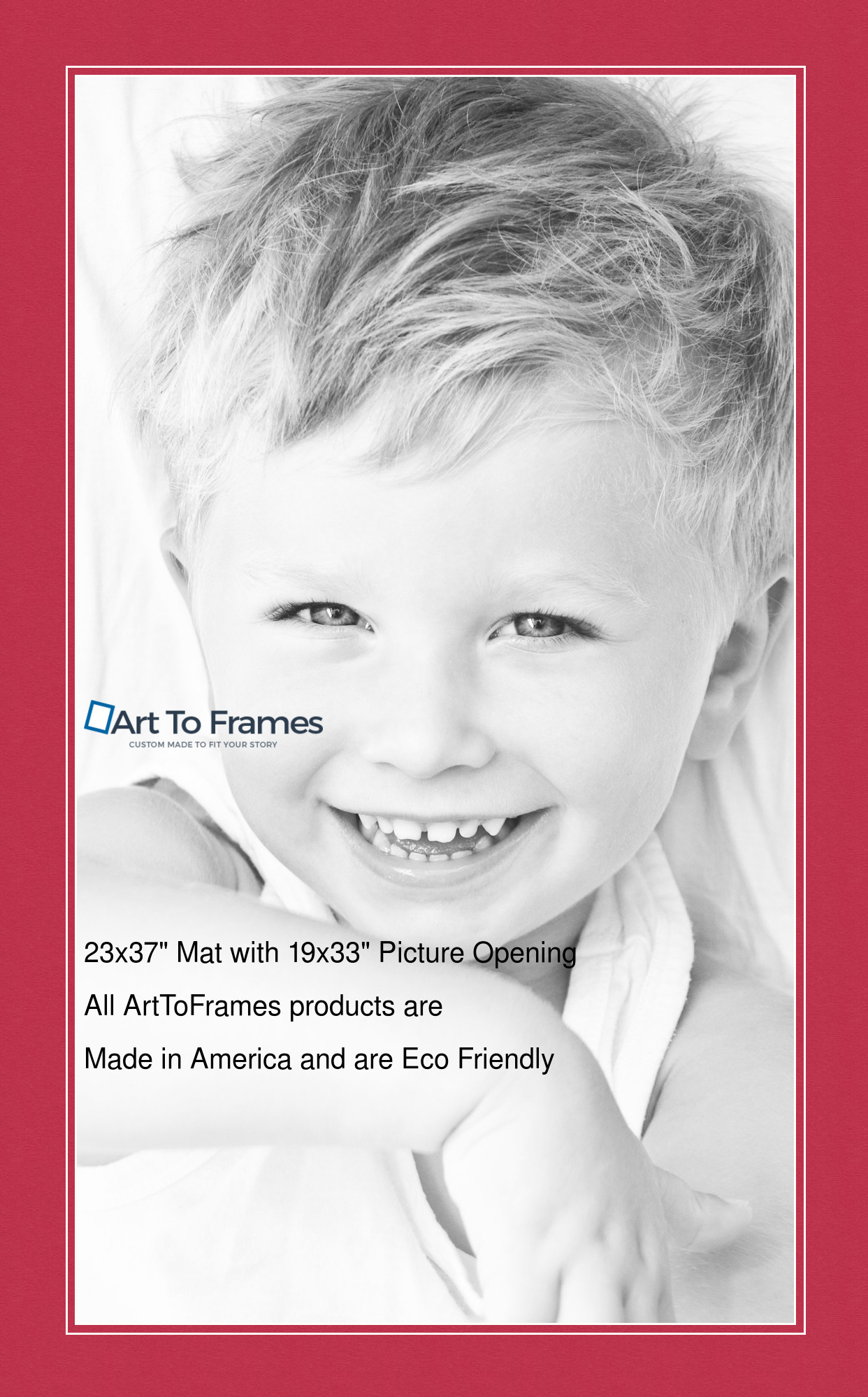 ArtToFrames Custom Red Rouge Picture Photo Frame Mat Matting Board LG - Picture 85 of 150