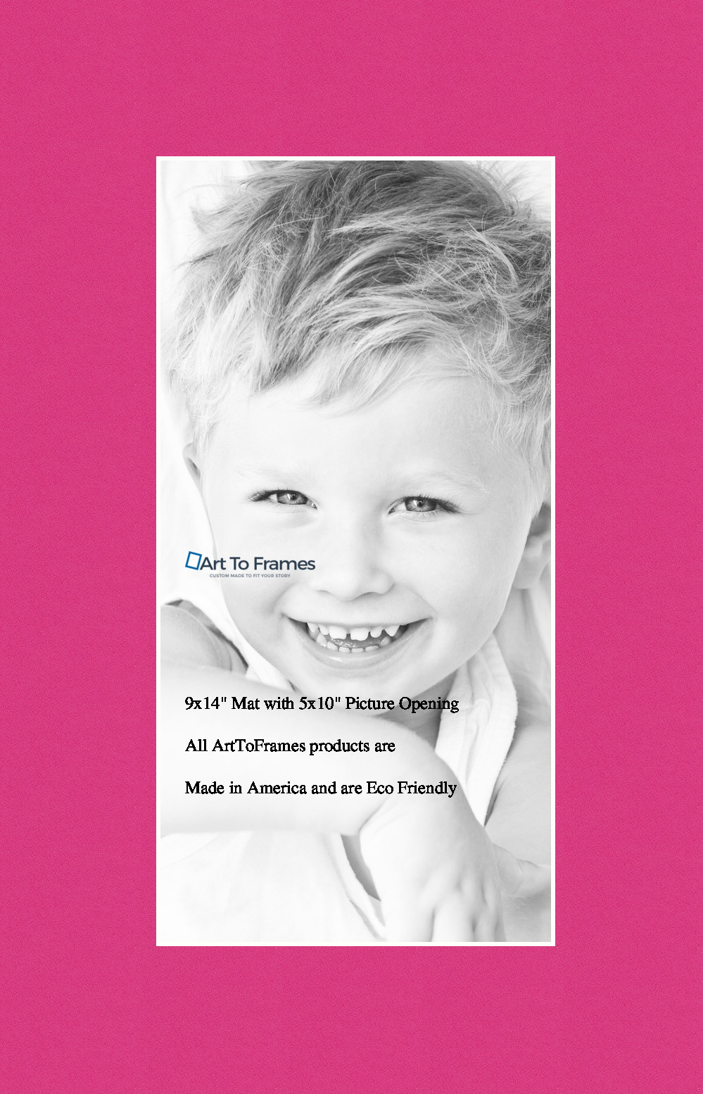 ArtToFrames Custom Pink Tulip Picture Photo Frame Mat Matting Board - Picture 41 of 41