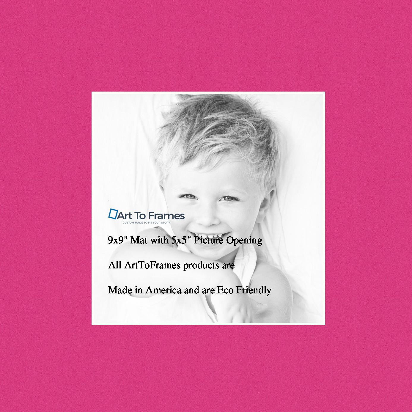 ArtToFrames Custom Pink Tulip Picture Photo Frame Mat Matting Board - Picture 10 of 41