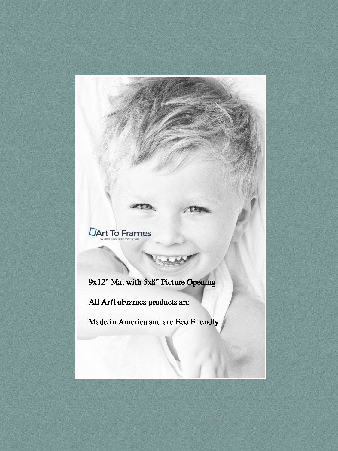 ArtToFrames Custom Nile Green Picture Photo Frame Mat Matting Board - Picture 11 of 41