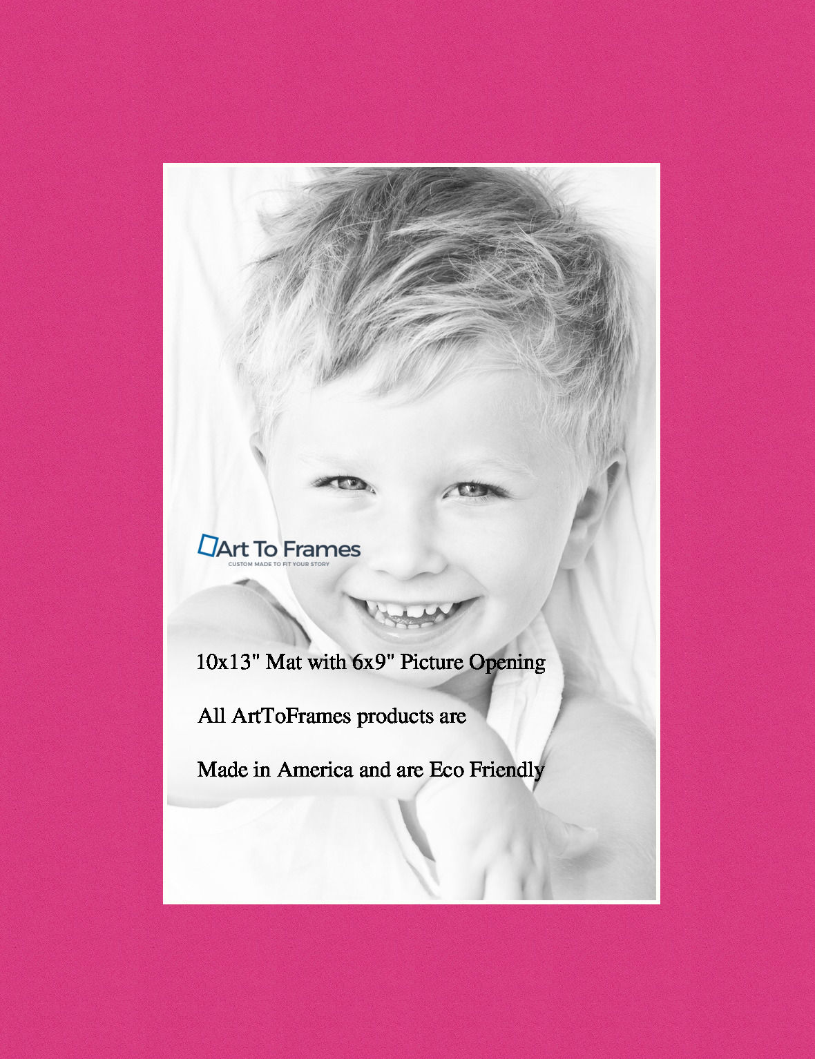 ArtToFrames Custom Pink Tulip Picture Photo Frame Mat Matting Board - Picture 13 of 41