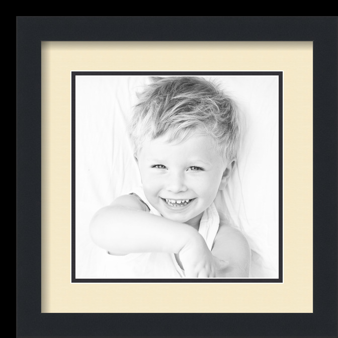 ArtToFrames matt 14x14 schwarzer Bilderrahmen mit 2" Doppelmatte, 10x10 Öffnung - Bild 274 von 497