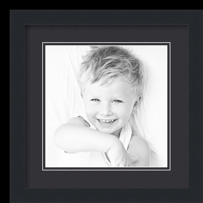 ArtToFrames matt 14x14 schwarzer Bilderrahmen mit 2" Doppelmatte, 10x10 Öffnung - Bild 10 von 497