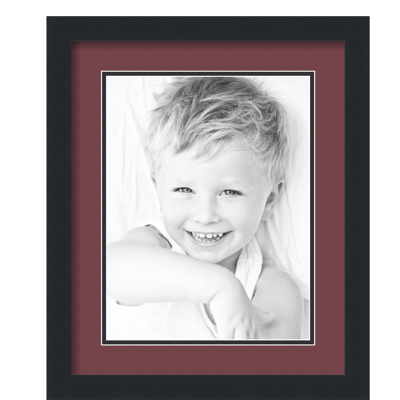 ArtToFrames Matted 14x17 Black Picture Frame with 2" Double Mat, 10x13 Opening - Picture 386 of 497