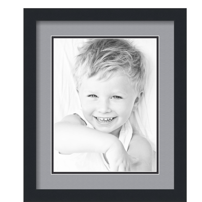 ArtToFrames Matted 14x17 Black Picture Frame with 2" Double Mat, 10x13 Opening - Picture 418 of 497