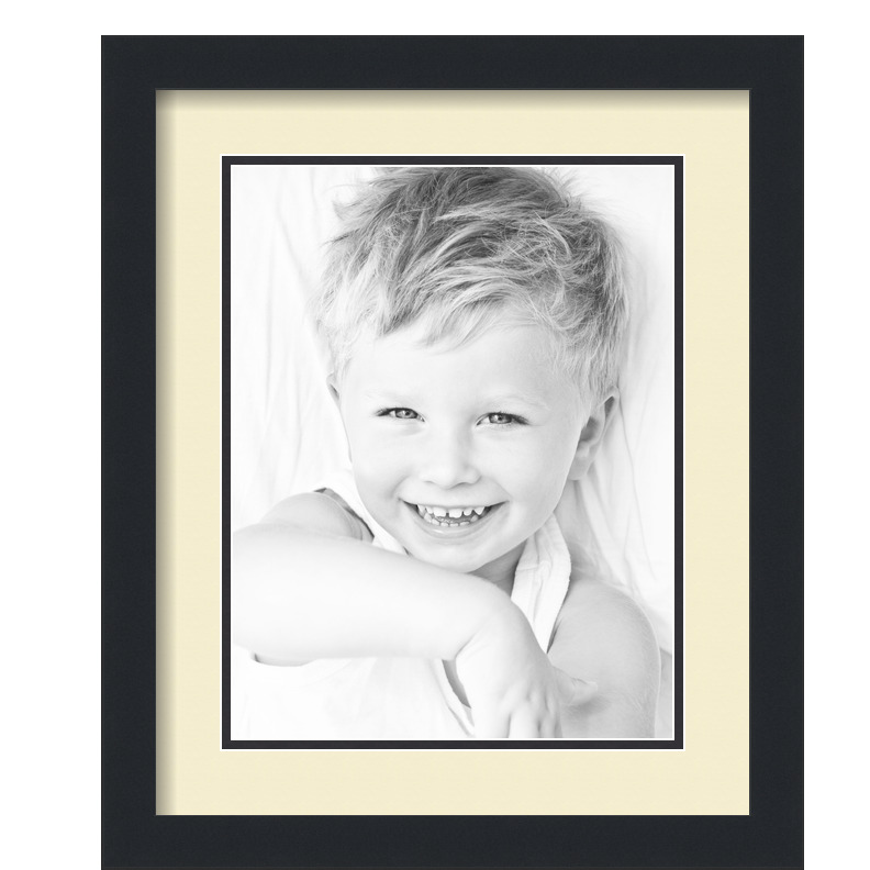 ArtToFrames Matted 14x17 Black Picture Frame with 2" Double Mat, 10x13 Opening - Picture 306 of 497