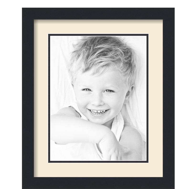 ArtToFrames Matted 14x17 Black Picture Frame with 2" Double Mat, 10x13 Opening - Picture 290 of 497