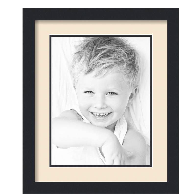 ArtToFrames Matted 14x17 Black Picture Frame with 2" Double Mat, 10x13 Opening - Picture 266 of 497
