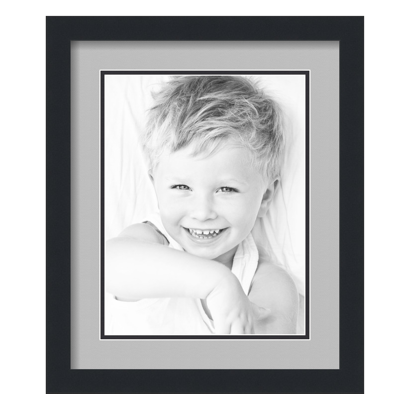 ArtToFrames Matted 14x17 Black Picture Frame with 2" Double Mat, 10x13 Opening - Picture 218 of 497