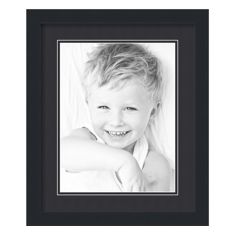 ArtToFrames Matted 14x17 Black Picture Frame with 2" Double Mat, 10x13 Opening - Picture 10 of 497