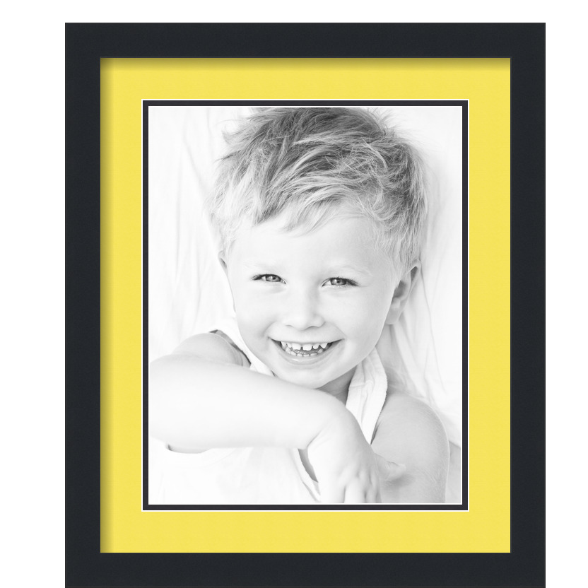 ArtToFrames Matted 15x18 Black Picture Frame with 2" Double Mat, 11x14 Opening - Picture 490 of 497