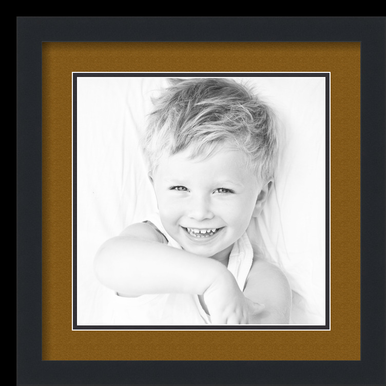 ArtToFrames Matted 16x16 Black Picture Frame with 2" Double Mat, 12x12 Opening - Picture 162 of 497