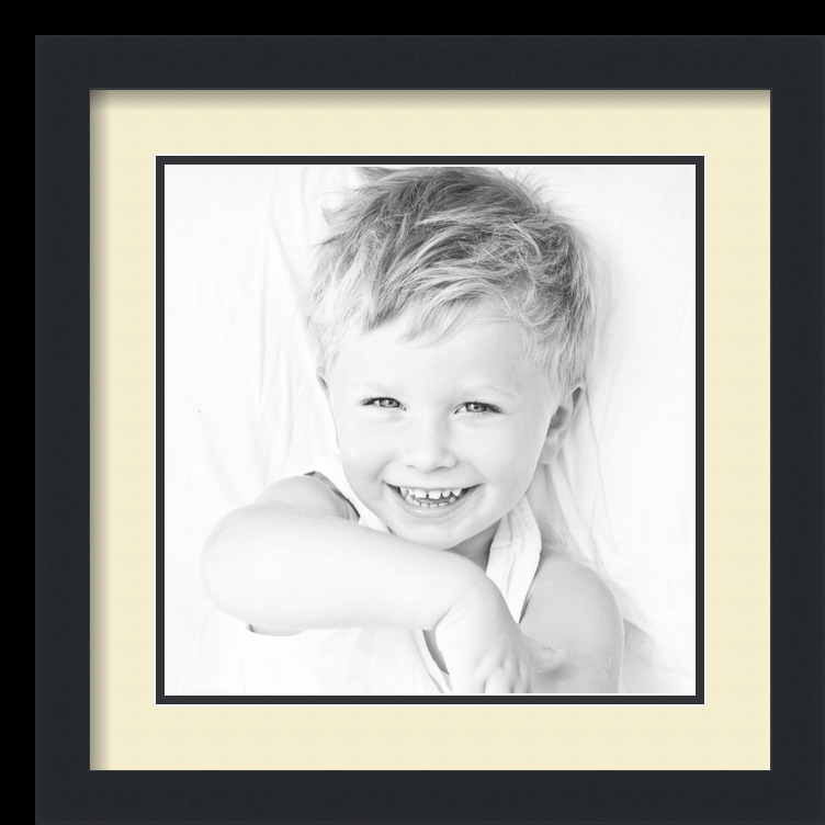 ArtToFrames Matted 16x16 Black Picture Frame with 2" Double Mat, 12x12 Opening - Picture 306 of 497