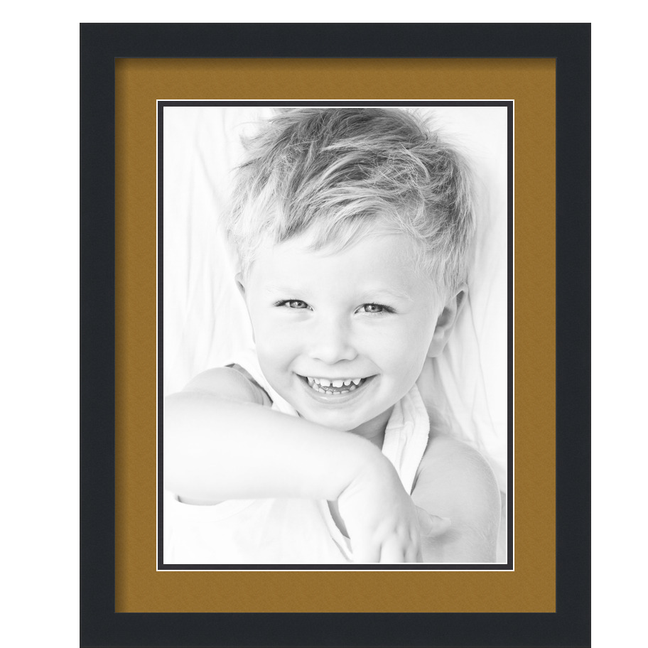 ArtToFrames Cornice portafoto nera opaca 16x20 con doppio tappetino 2", apertura 12x16 - Foto 170 di 497