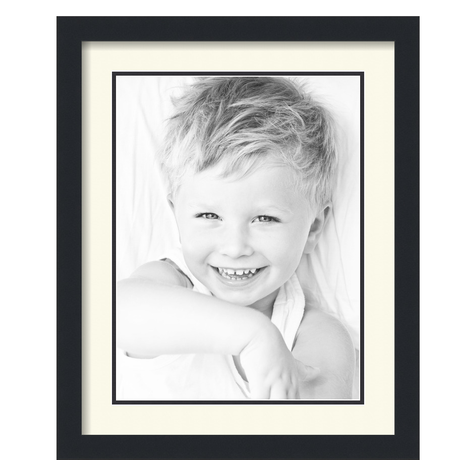 ArtToFrames Cornice portafoto nera opaca 16x20 con doppio tappetino 2", apertura 12x16 - Foto 426 di 497