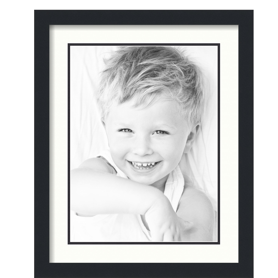 ArtToFrames Cornice portafoto nera opaca 16x20 con doppio tappetino 2", apertura 12x16 - Foto 466 di 497