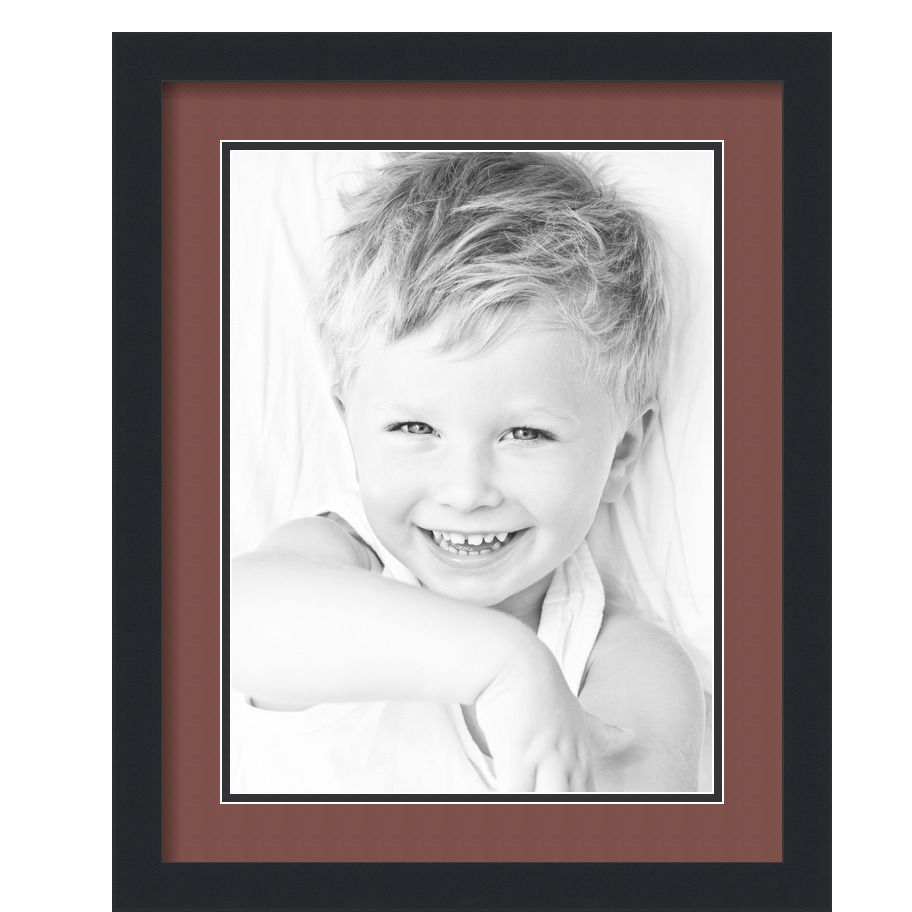 ArtToFrames Cornice portafoto nera opaca 16x20 con doppio tappetino 2", apertura 12x16 - Foto 90 di 497