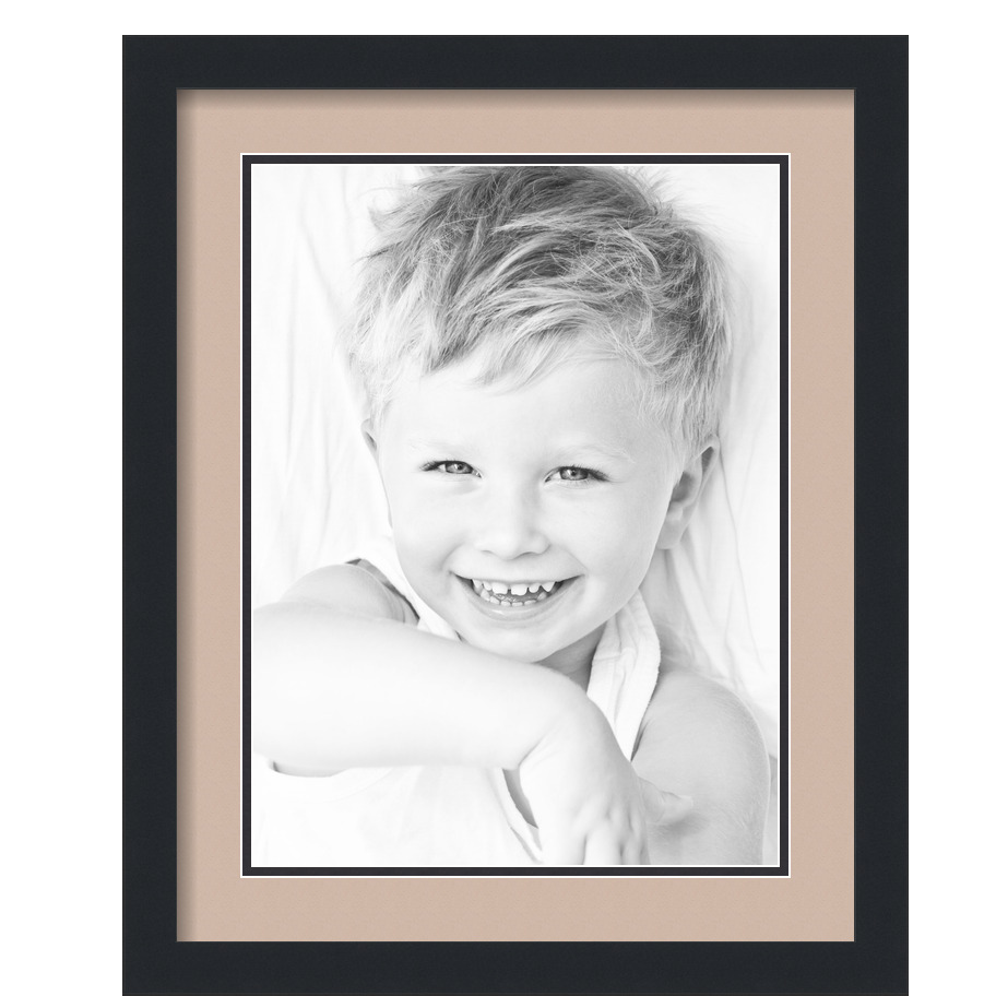 ArtToFrames Cornice portafoto nera opaca 16x20 con doppio tappetino 2", apertura 12x16 - Foto 194 di 497