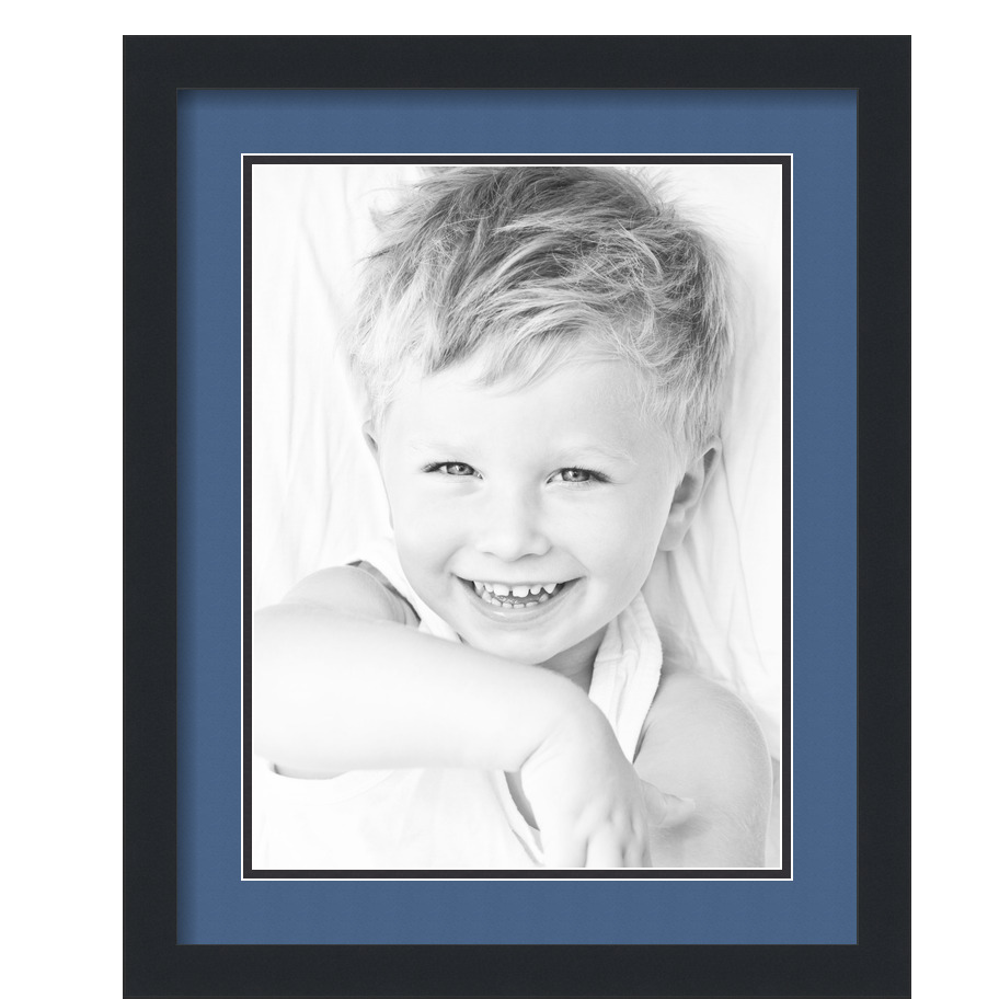 ArtToFrames Cornice portafoto nera opaca 16x20 con doppio tappetino 2", apertura 12x16 - Foto 82 di 497
