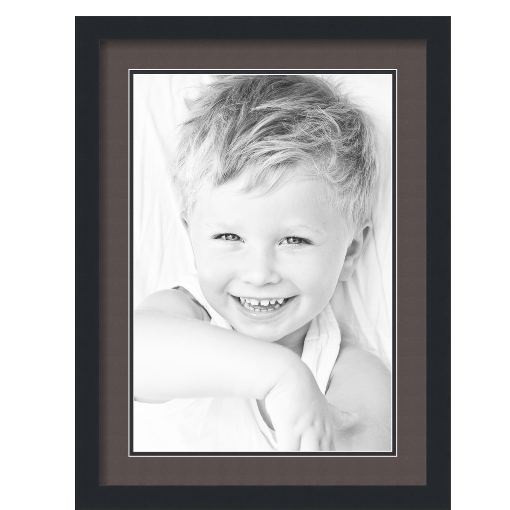 Marco de foto negro enmarañado ArtToFrames 17x23 con alfombra doble de 2", apertura de 13x19 - Imagen 98 de 497