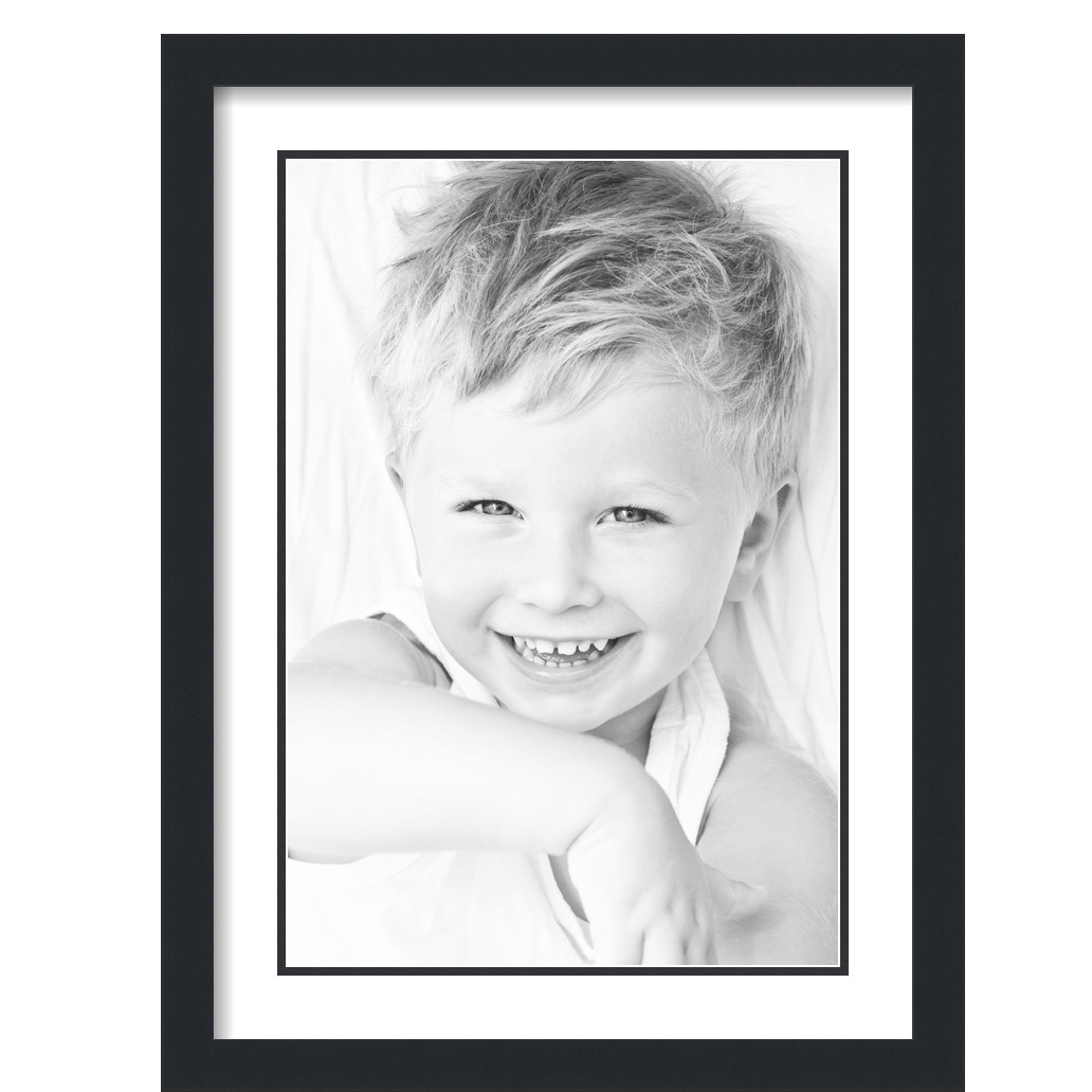Marco de foto negro enmarañado ArtToFrames 17x23 con alfombra doble de 2", apertura de 13x19 - Imagen 442 de 497