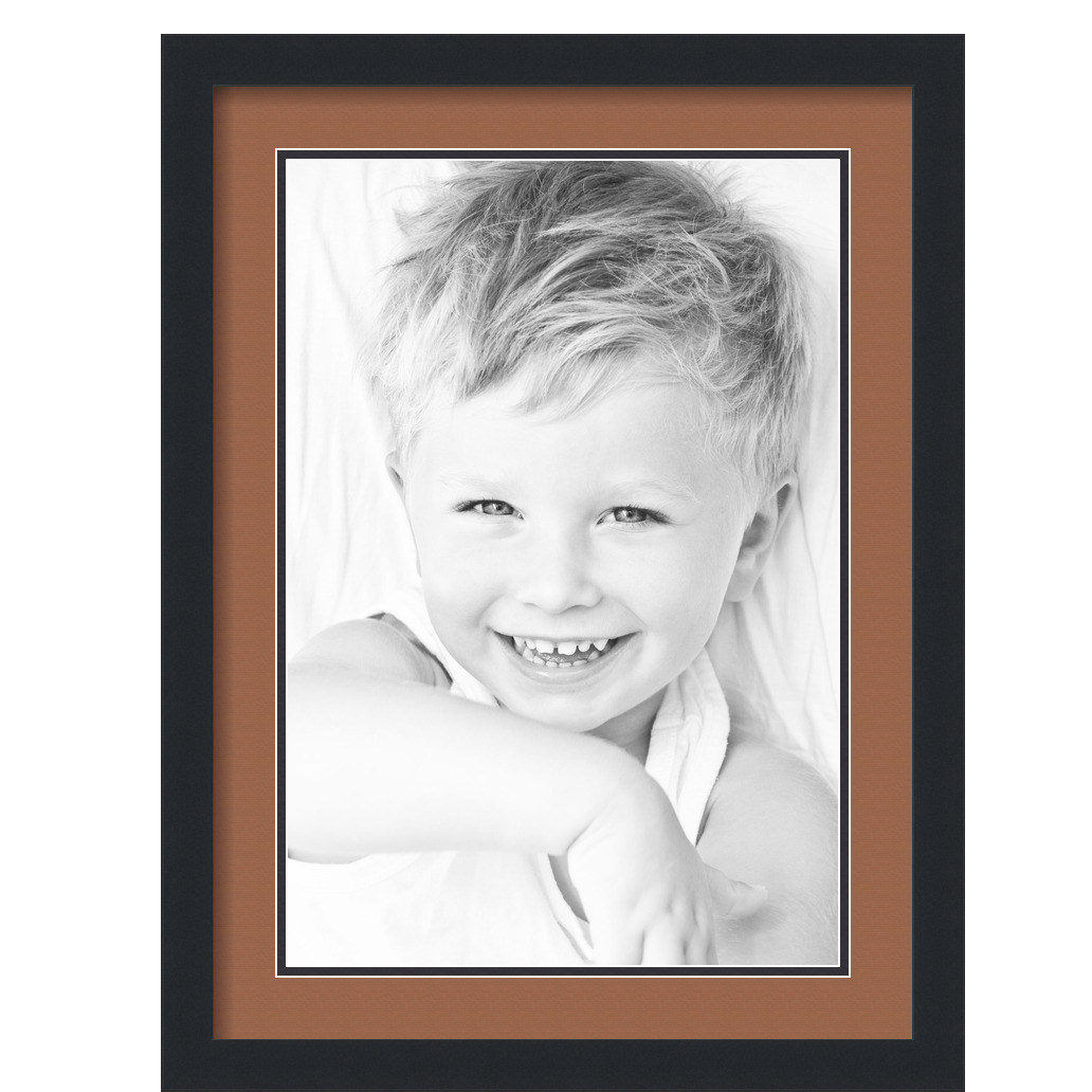 Marco de foto negro enmarañado ArtToFrames 17x23 con alfombra doble de 2", apertura de 13x19 - Imagen 122 de 497