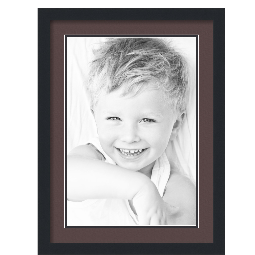 Marco de foto negro enmarañado ArtToFrames 17x23 con alfombra doble de 2", apertura de 13x19 - Imagen 130 de 497