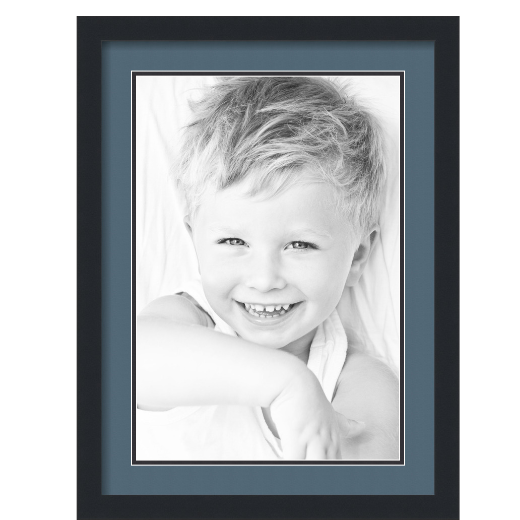 Marco de foto negro enmarañado ArtToFrames 17x23 con alfombra doble de 2", apertura de 13x19 - Imagen 50 de 497