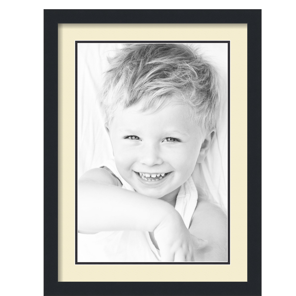 Marco de foto negro enmarañado ArtToFrames 17x23 con alfombra doble de 2", apertura de 13x19 - Imagen 306 de 497