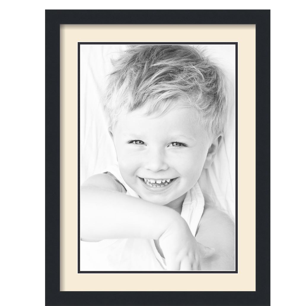 Marco de foto negro enmarañado ArtToFrames 17x23 con alfombra doble de 2", apertura de 13x19 - Imagen 290 de 497