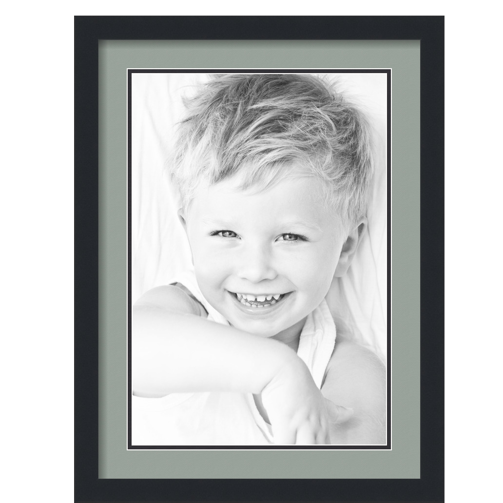 Marco de foto negro enmarañado ArtToFrames 17x23 con alfombra doble de 2", apertura de 13x19 - Imagen 258 de 497