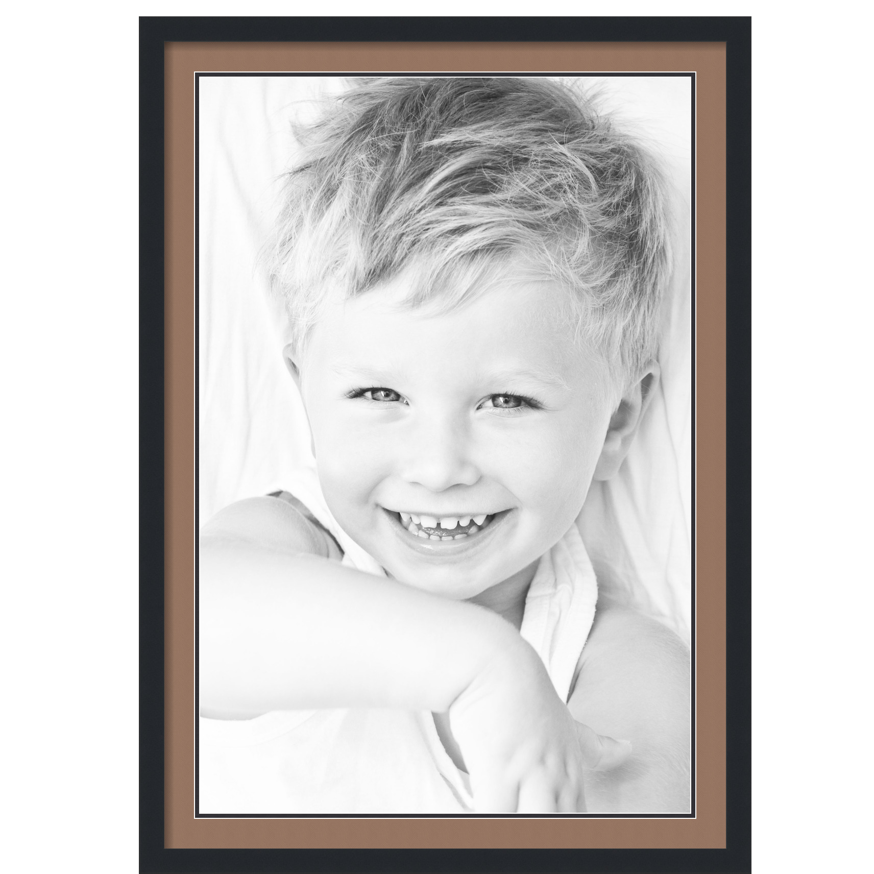 ArtToFrames Matted 28x40 Black Picture Frame with 2" Double Mat, 24x36 Opening - Picture 138 of 497
