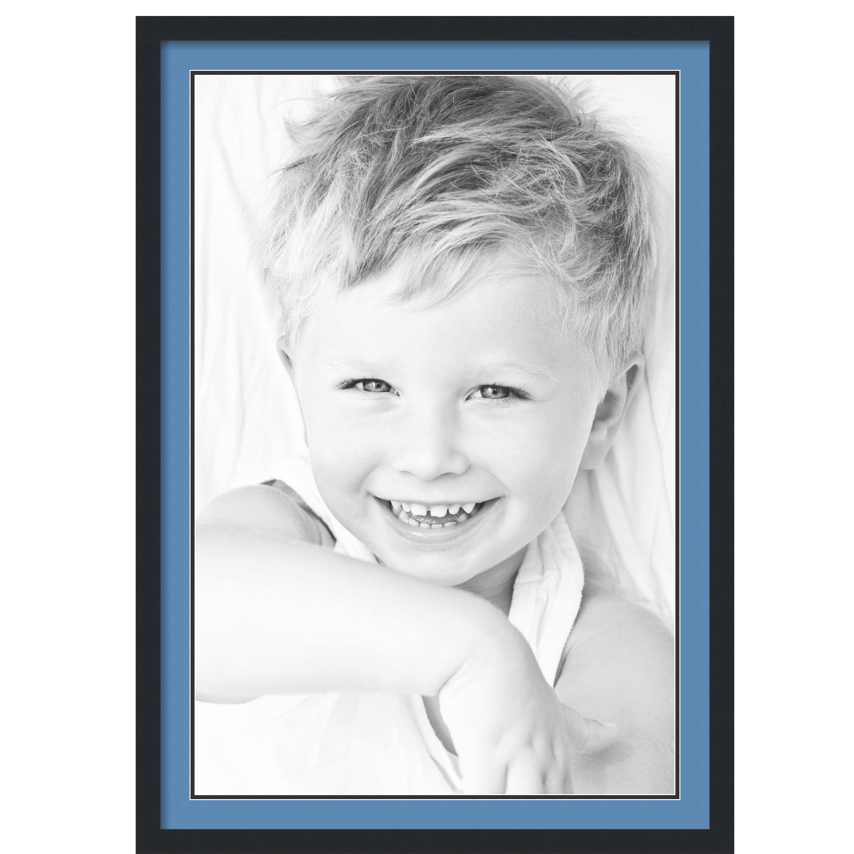 ArtToFrames Matted 28x40 Black Picture Frame with 2" Double Mat, 24x36 Opening - Picture 66 of 497