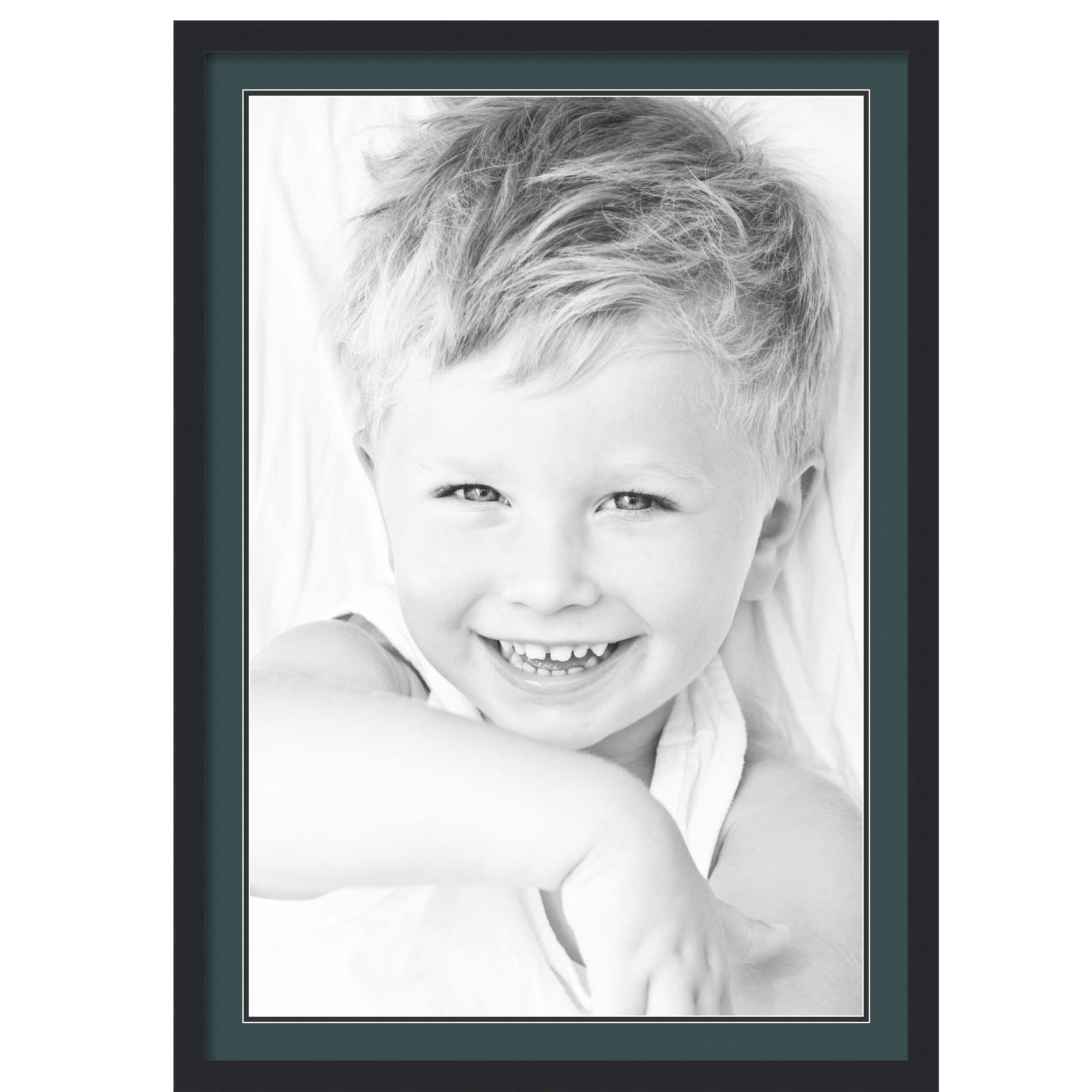 ArtToFrames Matted 28x40 Black Picture Frame with 2" Double Mat, 24x36 Opening - Picture 226 of 497