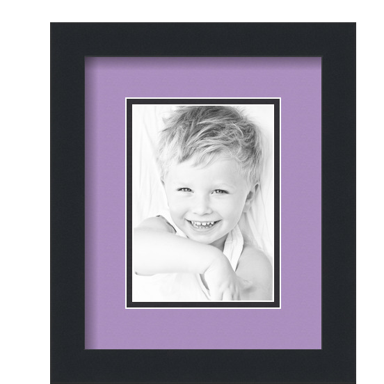 ArtToFrames Matted 9x11 Black Picture Frame with 2" Double Mat, 5x7 Opening - Picture 346 of 497