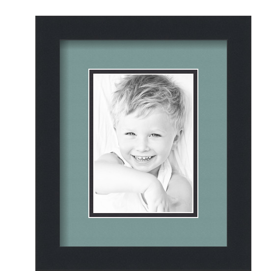 ArtToFrames Matted 9x11 Black Picture Frame with 2" Double Mat, 5x7 Opening - Picture 250 of 497