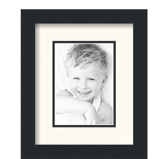 ArtToFrames Matted 9x11 Black Picture Frame with 2" Double Mat, 5x7 Opening - Picture 434 of 497