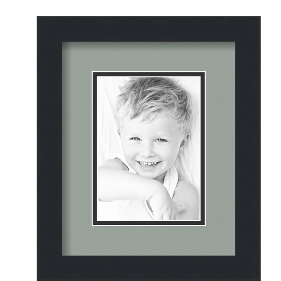 ArtToFrames Matted 9x11 Black Picture Frame with 2" Double Mat, 5x7 Opening - Picture 258 of 497