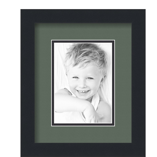 ArtToFrames Matted 9x11 Black Picture Frame with 2" Double Mat, 5x7 Opening - Picture 234 of 497
