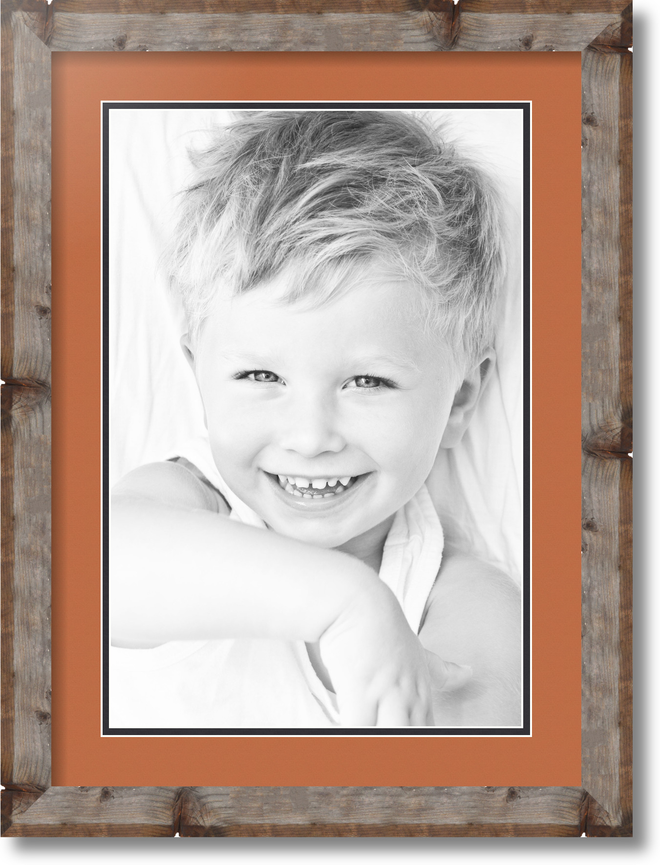 ArtToFrames Matted 16x22 Natural Picture Frame with 2" Double Mat, 12x18 Opening