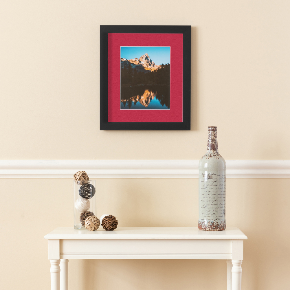 ArtToFrames Bilderrahmen matt 22x28 schwarz mit 2" Passepartout, 18x24 Öffnung 3926 - Bild 363 von 489