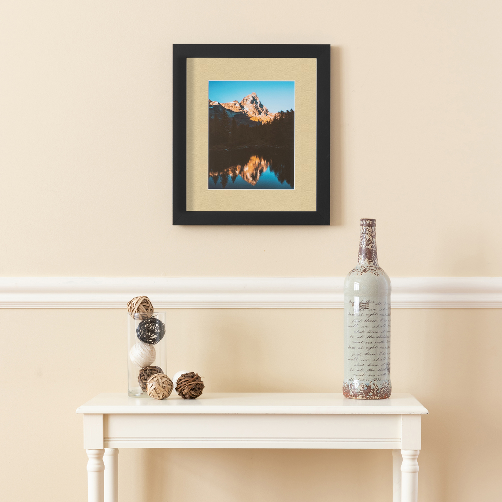 ArtToFrames Bilderrahmen matt 22x28 schwarz mit 2" Passepartout, 18x24 Öffnung 3926 - Bild 203 von 489