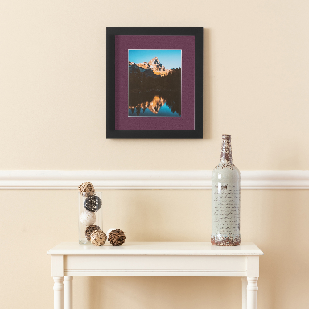 ArtToFrames Bilderrahmen matt 22x28 schwarz mit 2" Passepartout, 18x24 Öffnung 3926 - Bild 371 von 489