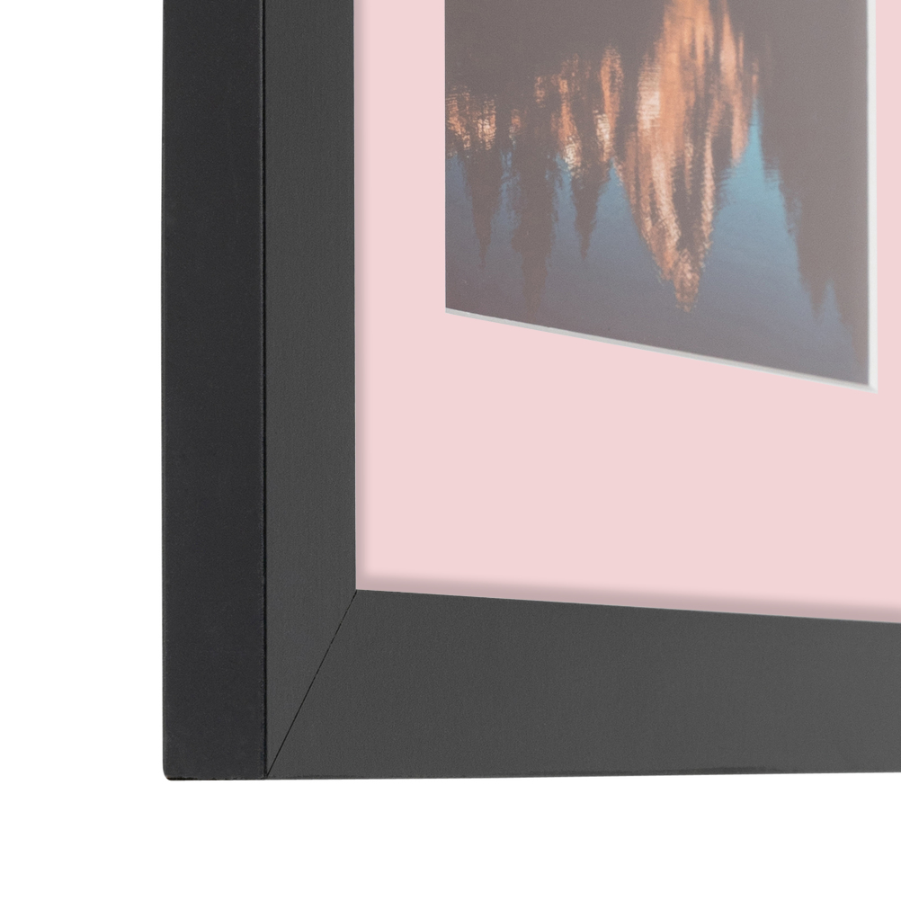 ArtToFrames Bilderrahmen matt 22x28 schwarz mit 2" Passepartout, 18x24 Öffnung 3926 - Bild 301 von 489